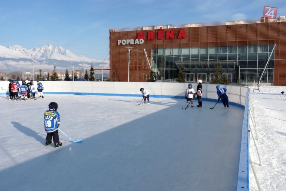 Ilustračný obrázok k článku Zimná popradská atrakcia k dispozícii: Pri aréne už môžete korčuľovať